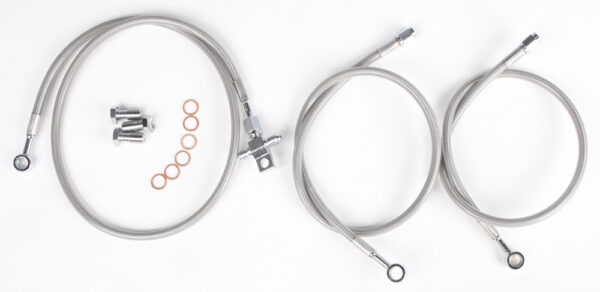 BRAKELINE FRONT STD +2 YAMAHA