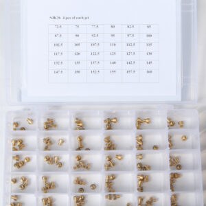 LARGE ROUND MAIN JET KIT 4/PC EA. #72.5-160