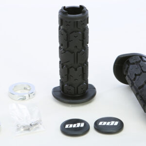 ATV ROGUE LOCKON GRIP 120MM BLACK/SILVER