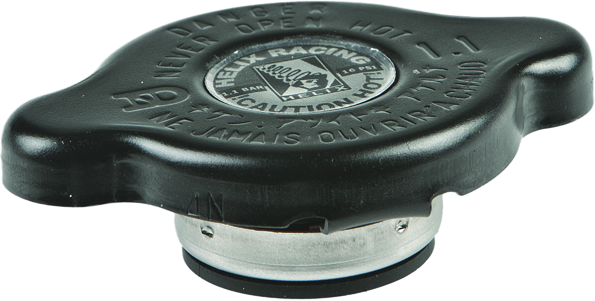 RADIATOR CAP BLACK 16 PSI TRACKSIDE POWERSPORTS
