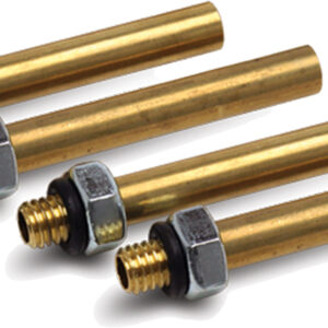 REPLACEMENT 6MM SHORT BRASS ADAPTERS 4/PK