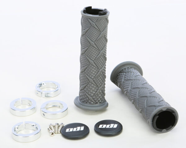 ATV X-TREME LOCKON GRIP SILVER