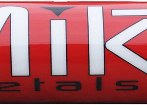 BAR PAD INJECTION MOLDED 9.75" BIG BIKE RED