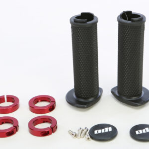 ATV RUFFIAN LOCKON GRIP 120MM BLACK/RED