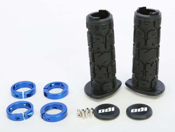 ATV ROGUE LOCKON GRIP 120MM BLACK/BLUE