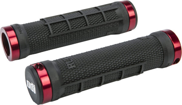 ATV RUFFIAN HALF WAFFLE GRIP BLACK/RED