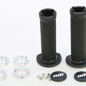 ATV RUFFIAN LOCKON GRIP 130MM BLACK/SILVER