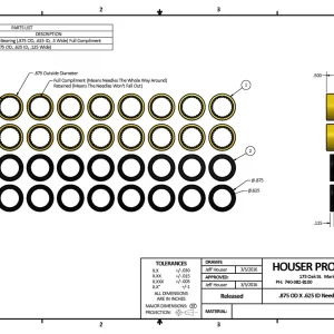 Needle Bearing and Seal Kit