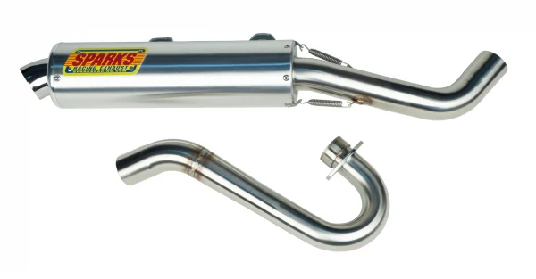 X-6 Stainless Steel Exhaust System, Yamaha 2004-2013 YFZ 450