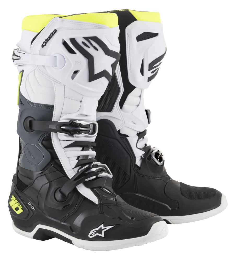 Botas Motocross Alpinestars TECH 3 Black/Gray/Yellow Fluo